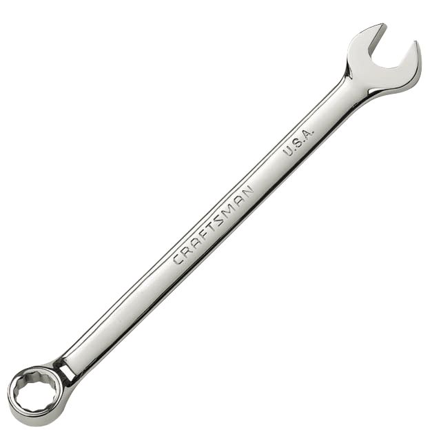 Craftsman Professional 30mm Full Polish Long Pattern Wrench, 12 pt.