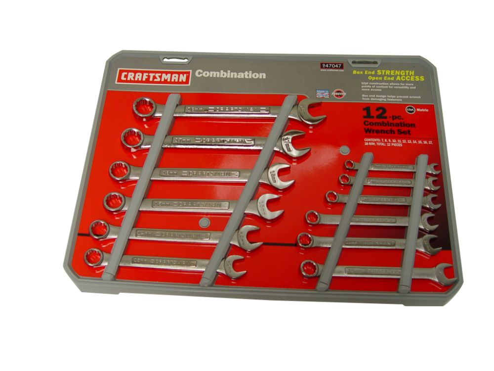 Craftsman 12 pc. Metric 12 pt. Combination Wrench Set at Kmart.com