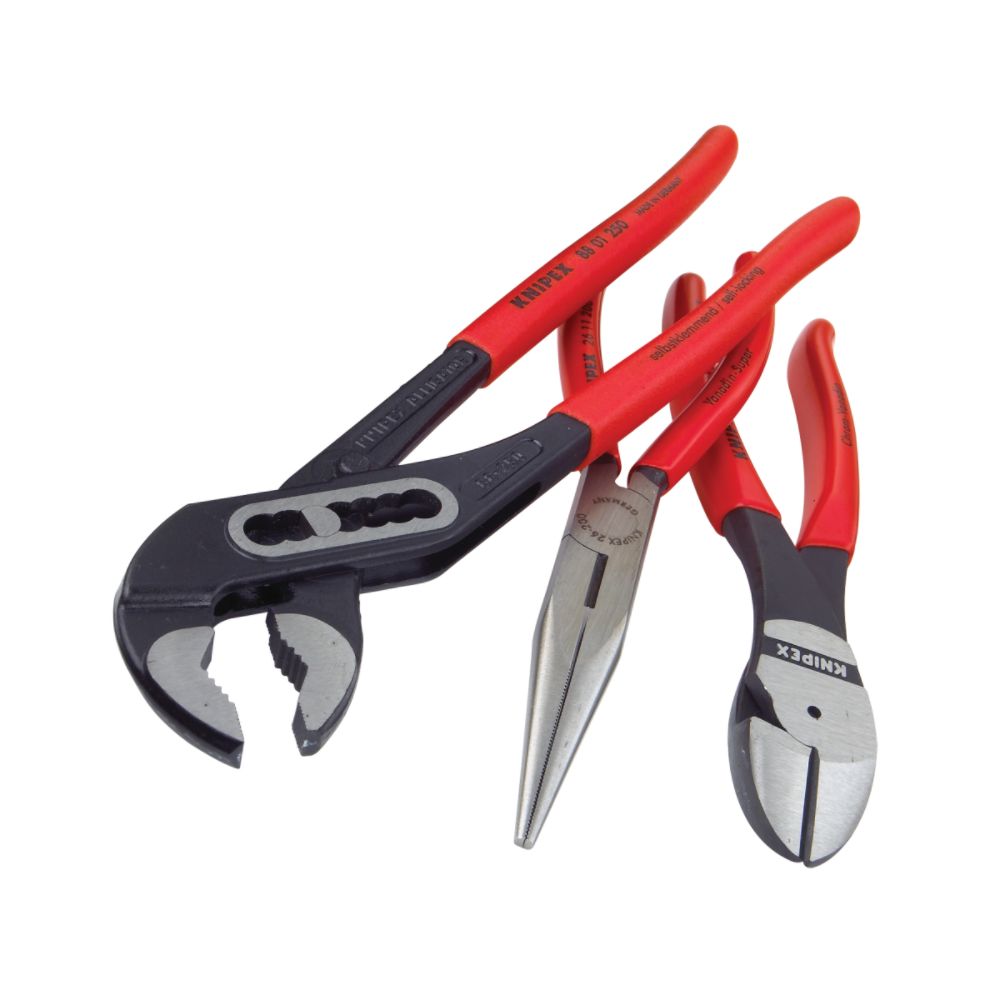 Knipex 3 pc. Pliers Set with Alligator Pliers