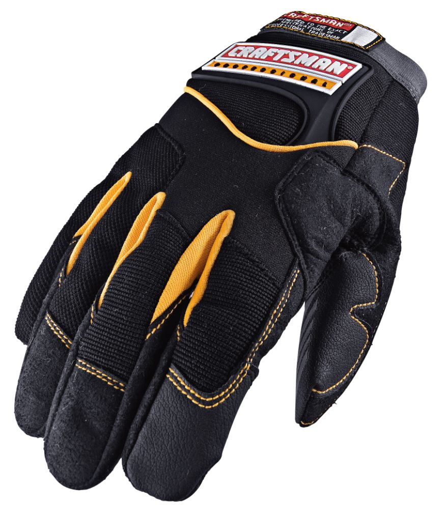 Black Mechanics Gloves, Large