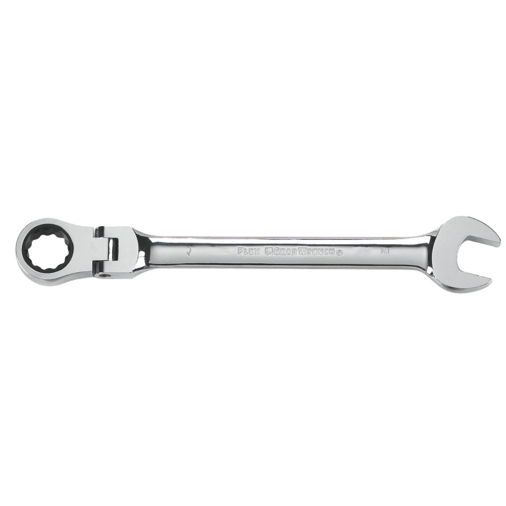 GearWrench&nbsp; 12mm Full Polish Flex Ratcheting Combination Wrench