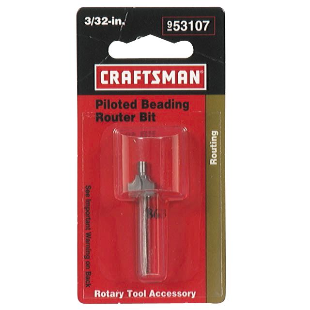3/32 in. Piloted Router Bit