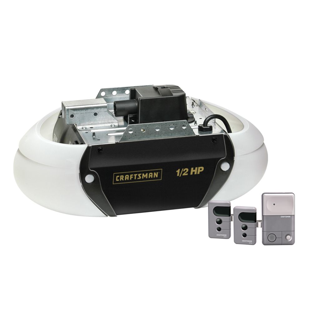Craftsman Garage Door Opener 1/2 hp Screw Drive, Security+ Anti-Burglary Coding