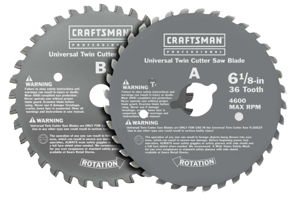 Craftsman 6-1/8 in. Carbide Tip Replacement Blades - 2 pack at Sears.com