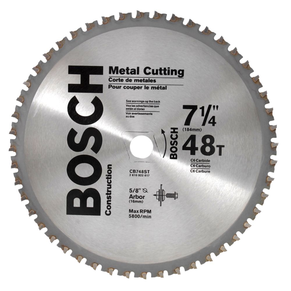 Bosch 7-1/4 in. 48T Carbide Circular Saw Blade at Sears.com