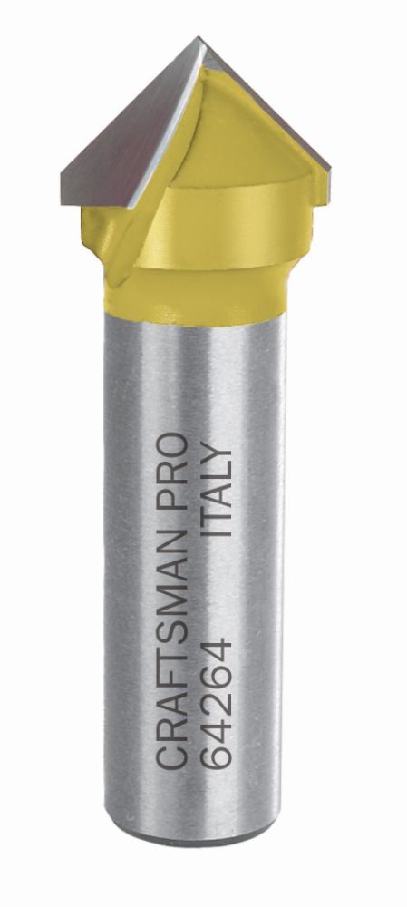 Craftsman Professional 3/4 in. Diameter 90 Degree V Grooving Router Bit, 1/2 Shank at Kmart.com