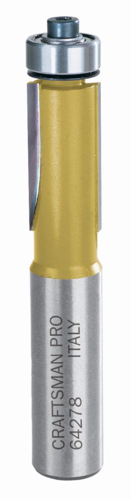 Craftsman Professional 1/2 in. Diameter 2-Flute Flush Trimming Router Bit, 1/2 Shank at Kmart.com