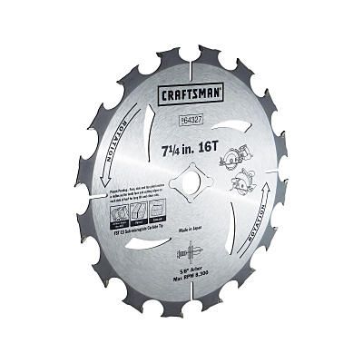 Craftsman 7-1/4 in. Premium Corded Circular Saw Blades - 40T at Sears.com