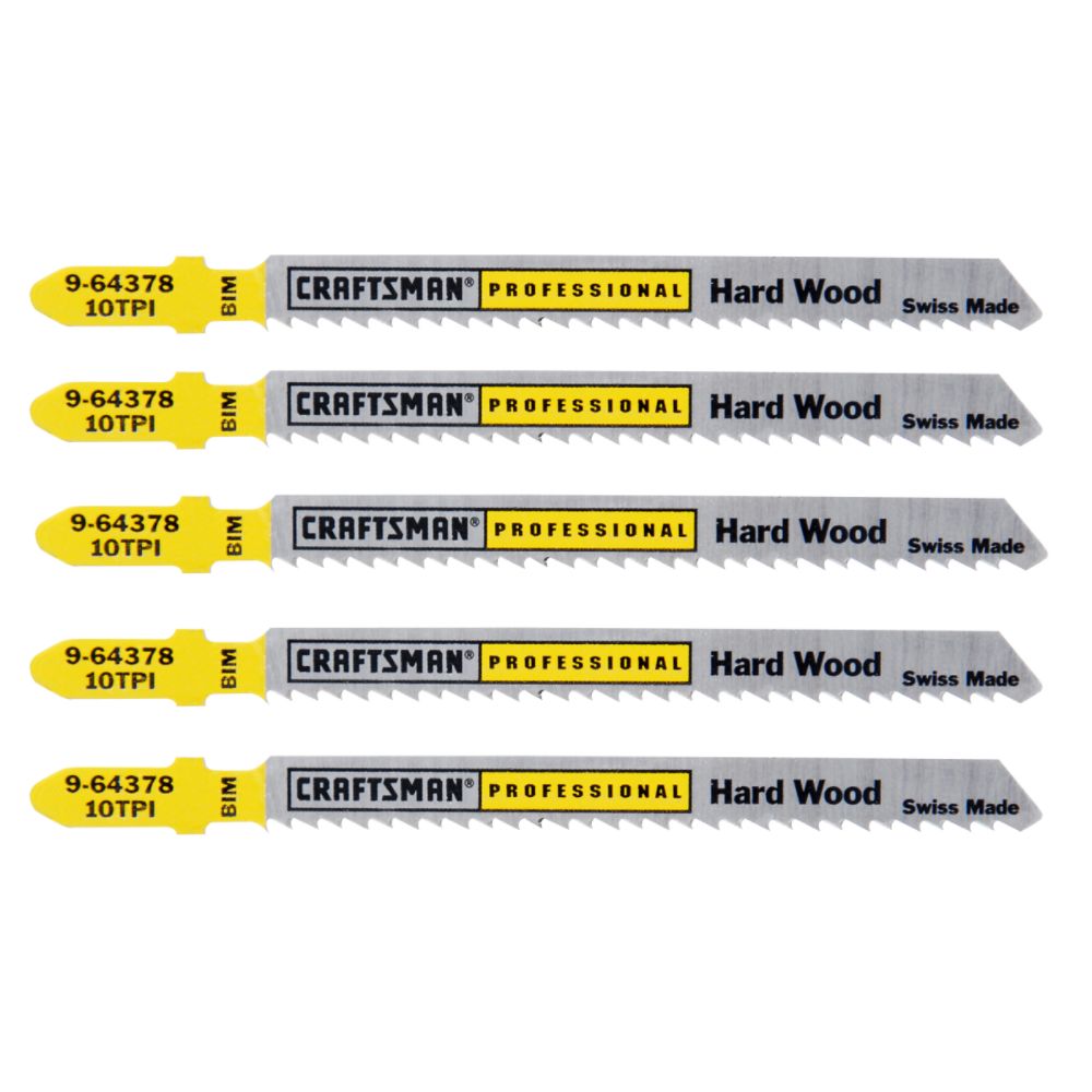 Craftsman Professional&nbsp; 4 in. Bimetal Jigsaw Blades, Wood, Reverse