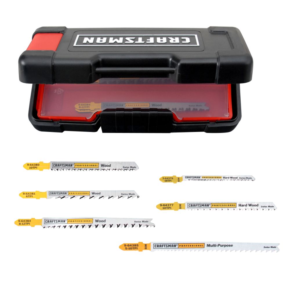Craftsman Professional 20 pc. Jigsaw Blade Set, T-Shank, Wood-Cutting at Sears.com