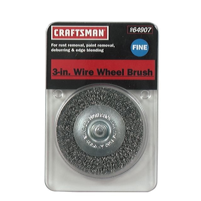 Craftsman 3 in. Crimped Wire Wheel Brush