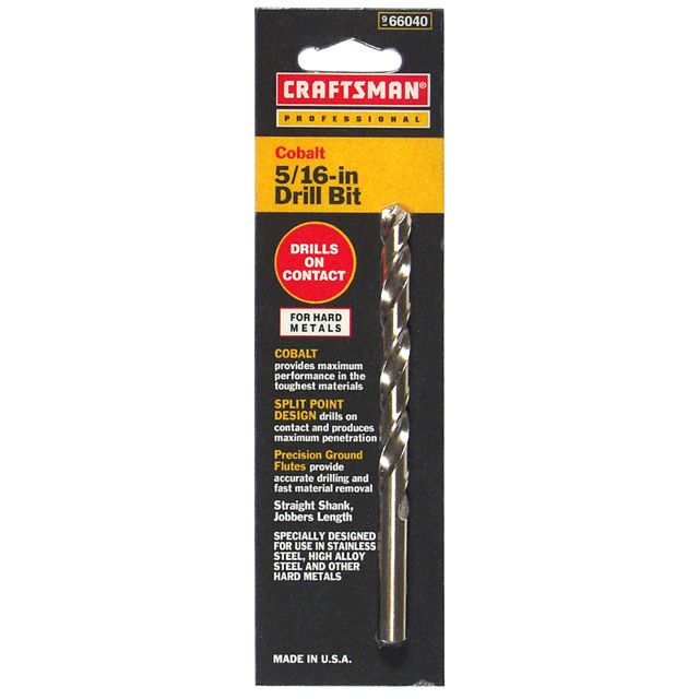 Craftsman Professional 5/16 in. Cobalt Drill Bit