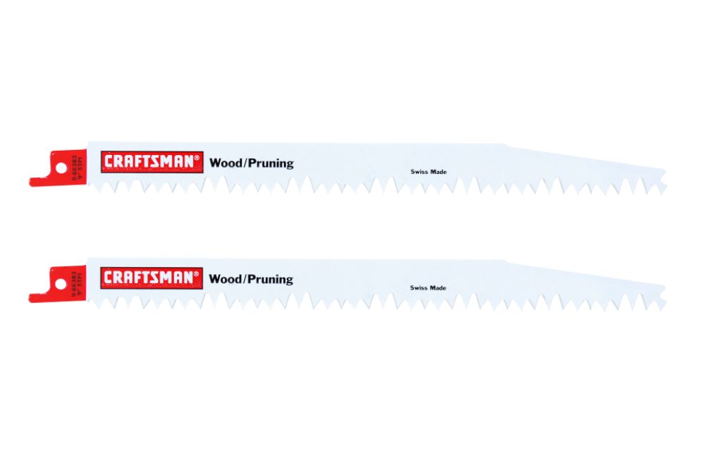 Craftsman 9 in. Reciprocating Saw Blades, Pruning, 5 TPI - 2 pk. at Sears.com