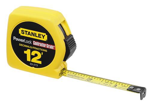 Stanley 12' x 1/2 in. Decimal Scale Tape Rule -PowerLock at Sears.com