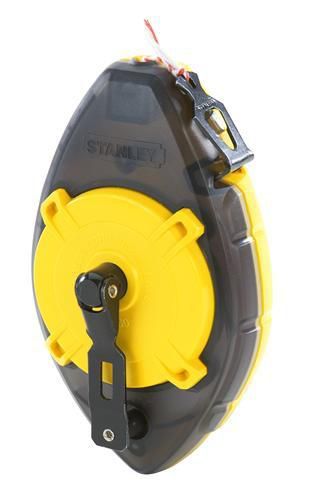 Stanley 100' Chalk Reel PowerWinder with 4 oz. Blue Chalk & 3 in. ABS Line ...