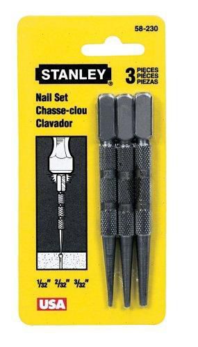 Stanley 3 Piece Set Nail Set -Square Head (58-111 / 58-112 / 58-113) at Sears.com