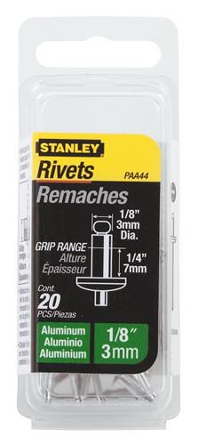 Stanley (20) 1/8 in. x 1/4 in. Aluminum Rivet at Kmart.com