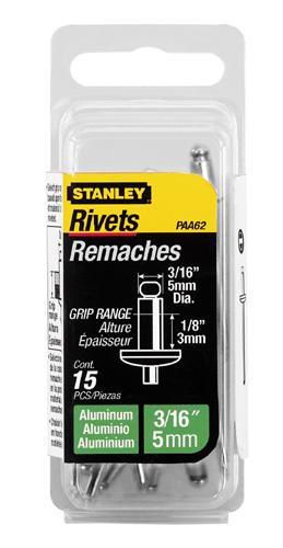 Stanley (15) 3/16 in. x 1/8 in. Aluminum Rivet at Kmart.com