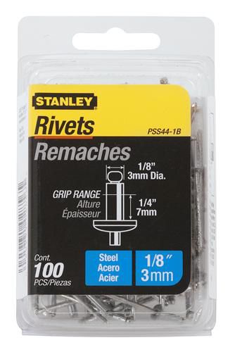 Stanley (100) 1/8 in. x 1/4 in. Steel Rivet at Kmart.com