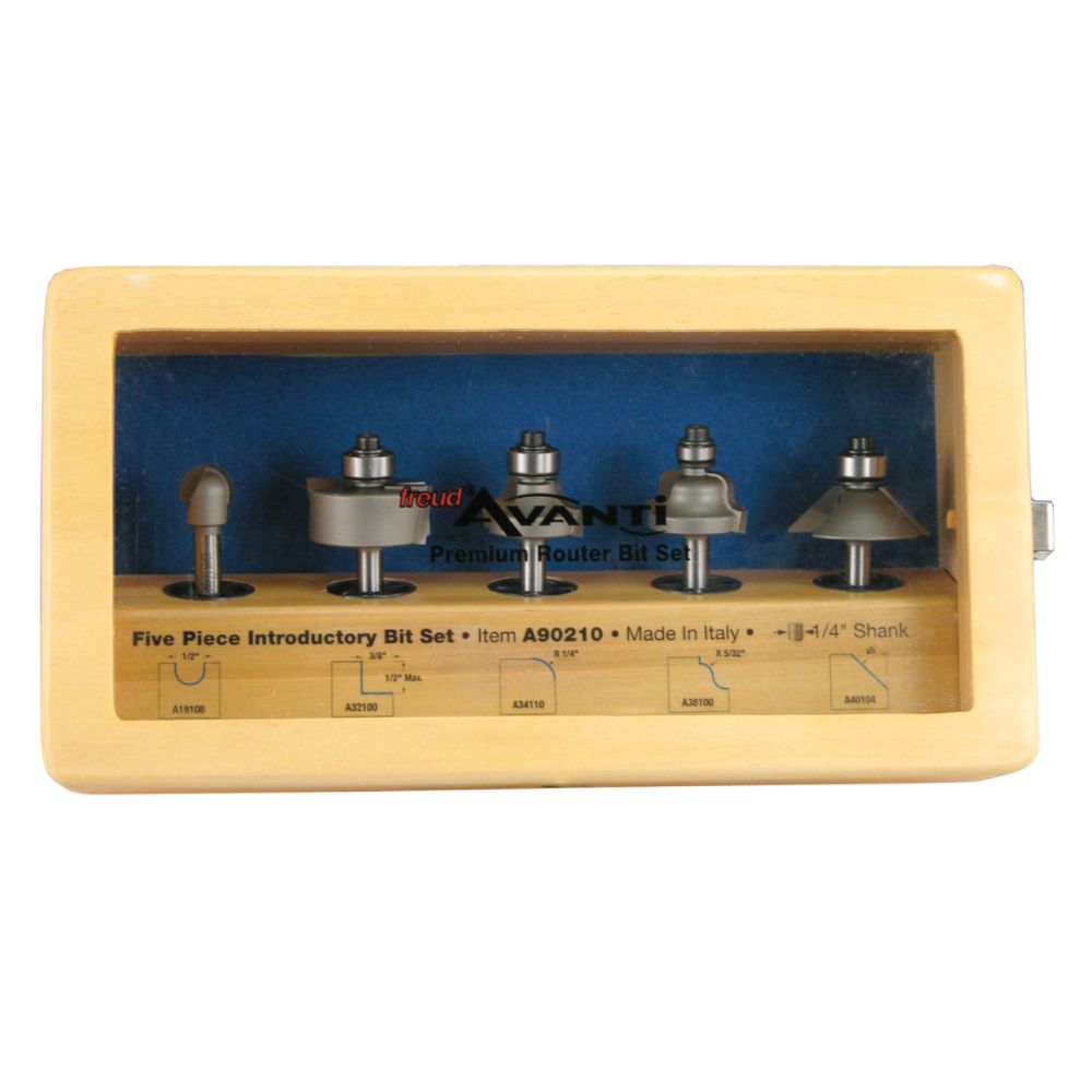 Avanti 5 Pc Router Bit Set 1/4 in. Shank at Kmart.com
