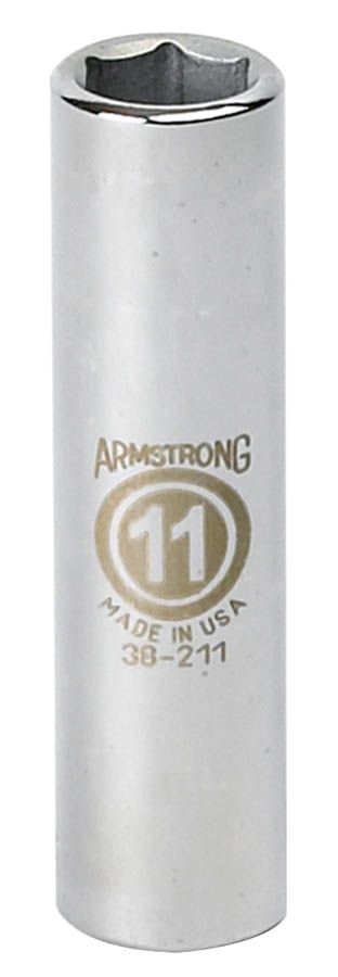 Armstrong&nbsp; 9 mm socket, 6 pt. Deep, 3/8 in. drive