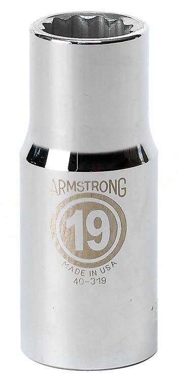 Armstrong&nbsp; 32 mm socket, 12 pt. Deep 3/4 in. drive