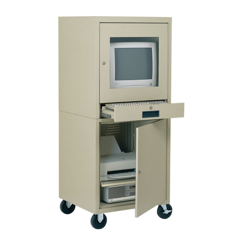 Premier by Edsal 21"W x 22-1/2"D x 59-1/2"H Computer Cabinet at Kmart.com