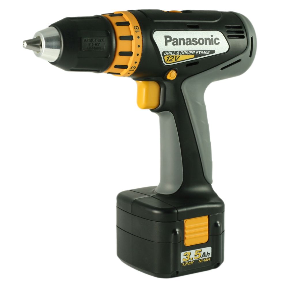 Panasonic EY6409GQKW 12-volt Cordless 1/2" Drill/Driver Kit
