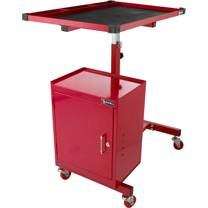 Excel 31-7/10" 2-Drawer Adjustable Metal Tool Cart with Storage at Kmart.com