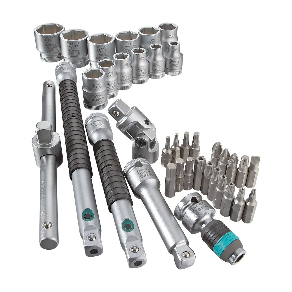 Wera Zyklop 3/8-in. Drive Ratchet & 12-piece Inch Socket Set at Sears.com