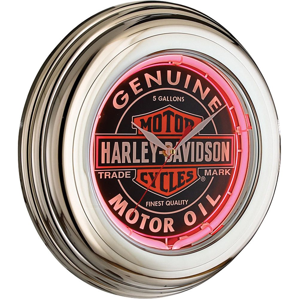 Oil Can Neon Clock