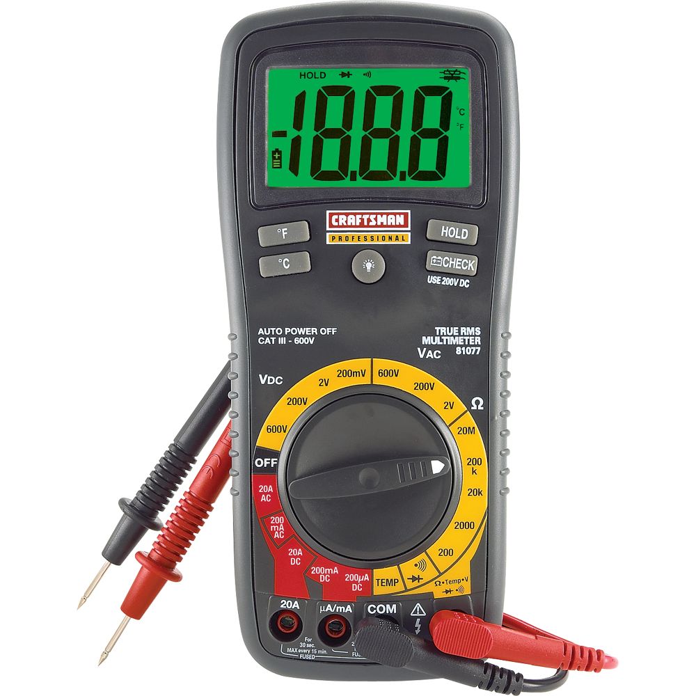 Craftsman True RMS Multimeter