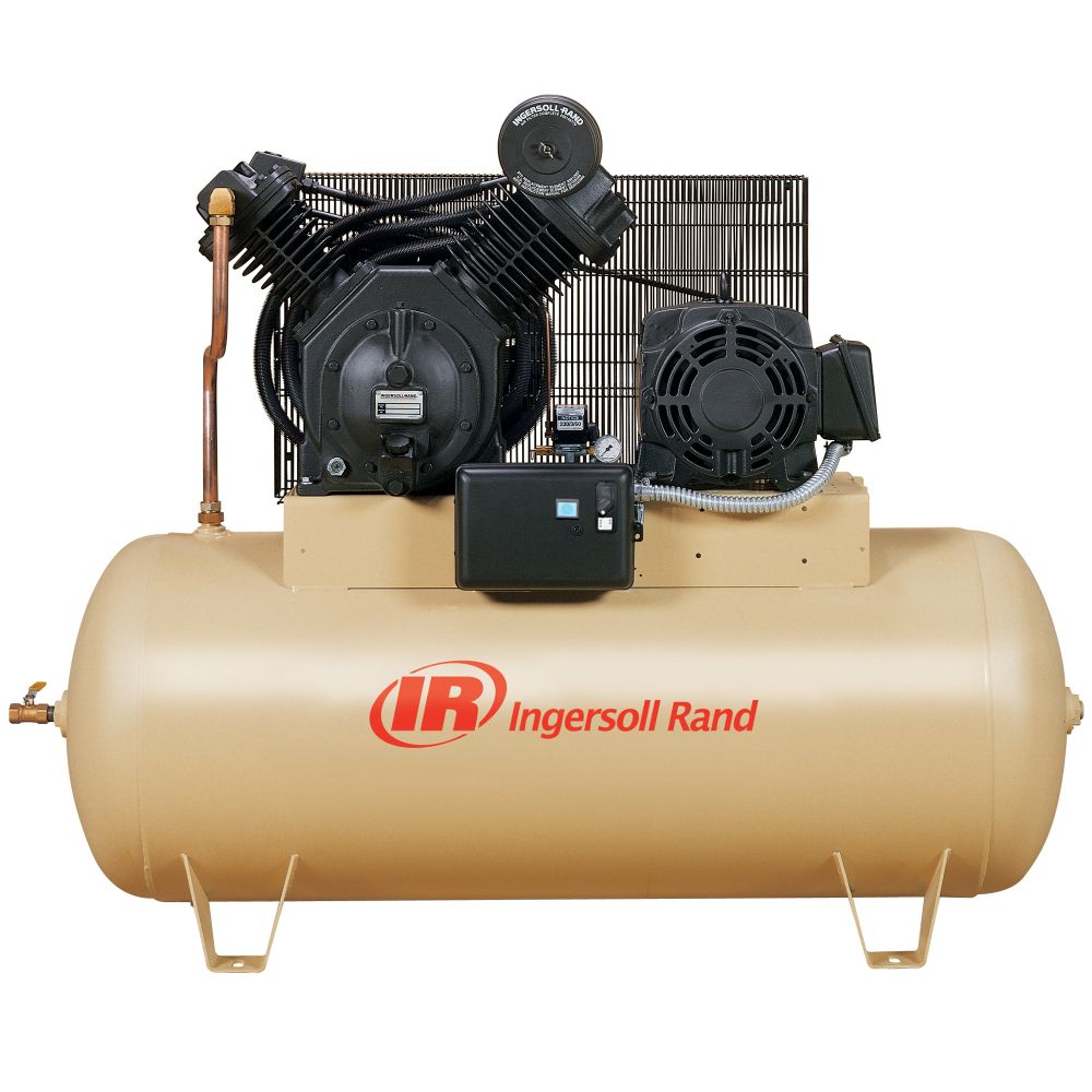 Ingersoll-Rand 2 stage, 10 HP air compressor 230/460/3