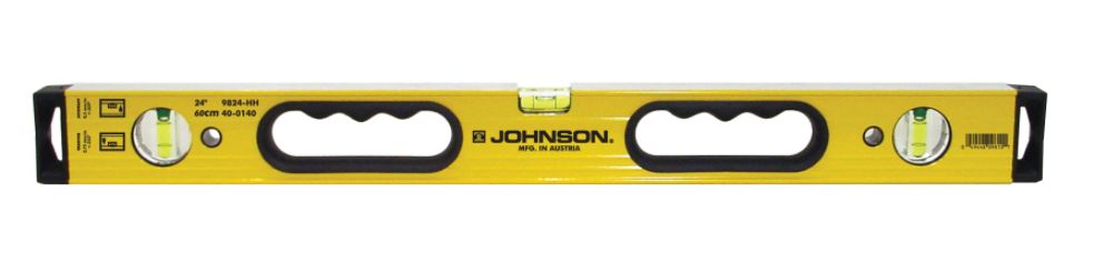 96 in. Alum Box Beam Level w/Hang Holes