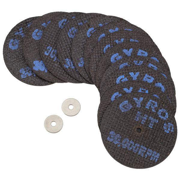 Gyros Cut Off Wheel, Fiber Disks HT 2 inch Dia. - Pack of 12 at Kmart.com