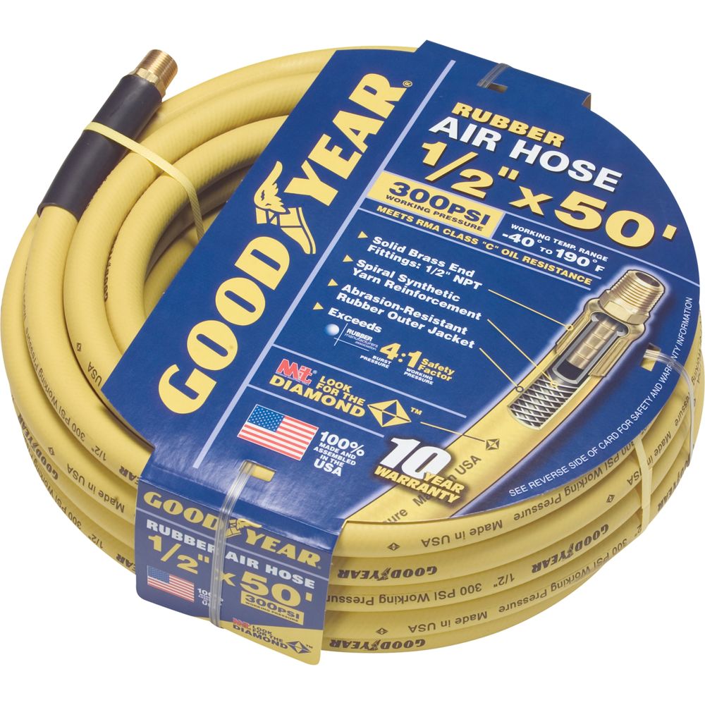 Sears  Compressor Parts on Goodyear 1 2 X 50 300 Psi Rubber Air Hose Goodyear 59 99 At Sears Com