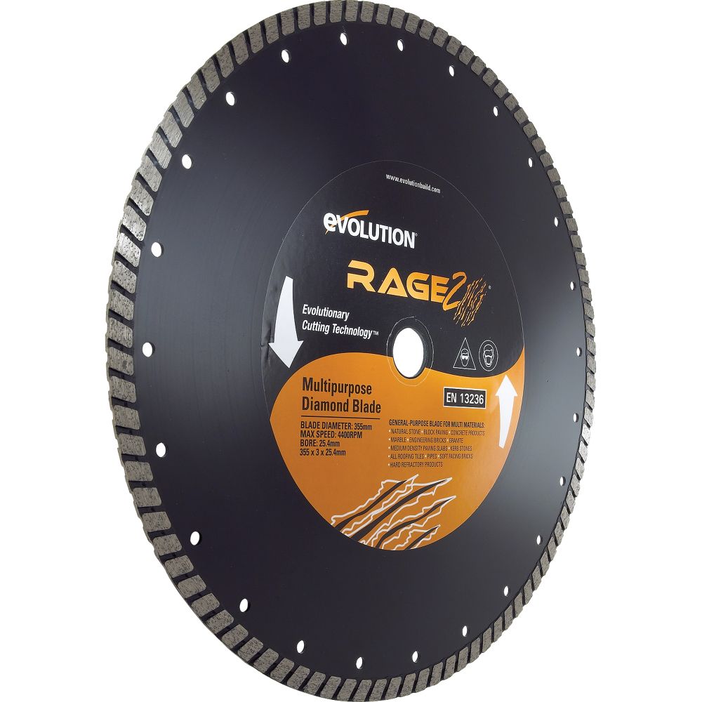 Evolution Rage Chop Saw Specialty Blade - Diamond MasonryEvolution 82843