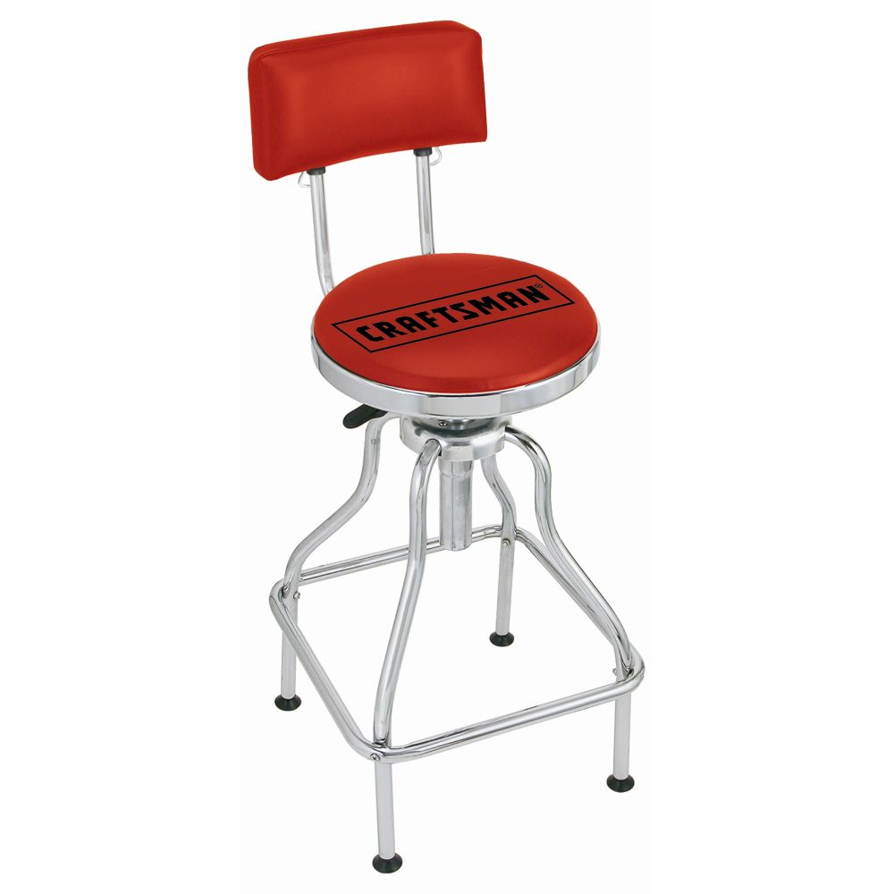 Craftsman Craftsman Hydraulic Stool, Red