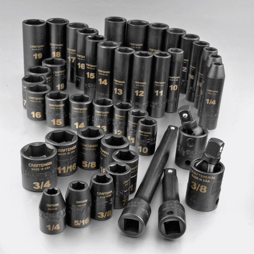 Craftsman 42 pc. 3/8 in. Drive Dual Mark Impact Socket Set at Sears.com