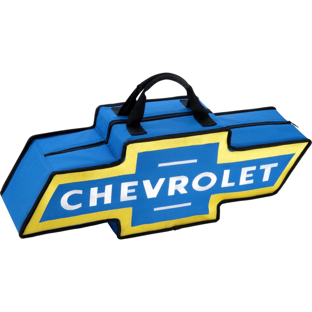 GoBoxes Logo-Style Canvas Chevy Bowtie - Blue with Yellow Border Bag at Kmart.com