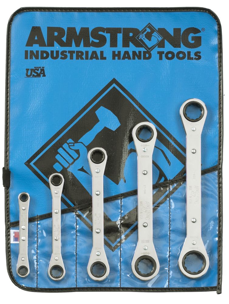 Armstrong&nbsp; 5 pc. Ratcheting Box Wrench Set