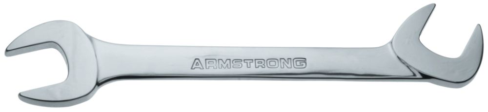 Armstrong&nbsp; 3/4 in. Full Polish 15&deg; and 60&deg; Open End Angle Wrench