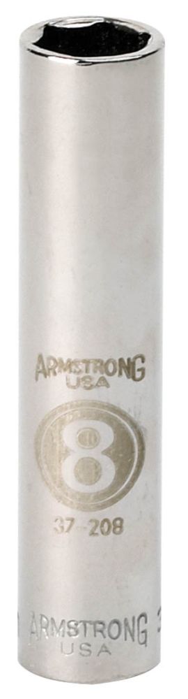 13 mm socket, 6 pt., Deep Metric, 1/4 in. drive