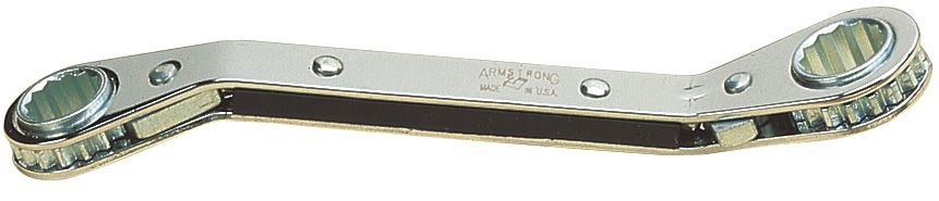 19 x 21 mm 12 pt. 25 degree Offset Ratcheting Box Wrench