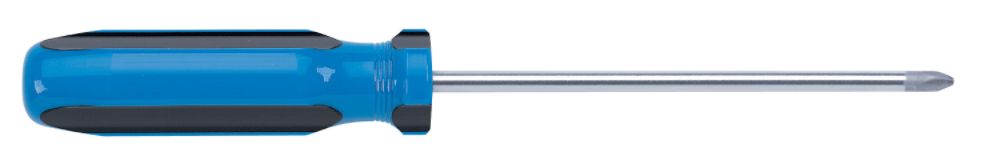 #2 Phillips Tip Round Shank Screwdriver 8 in. blade length