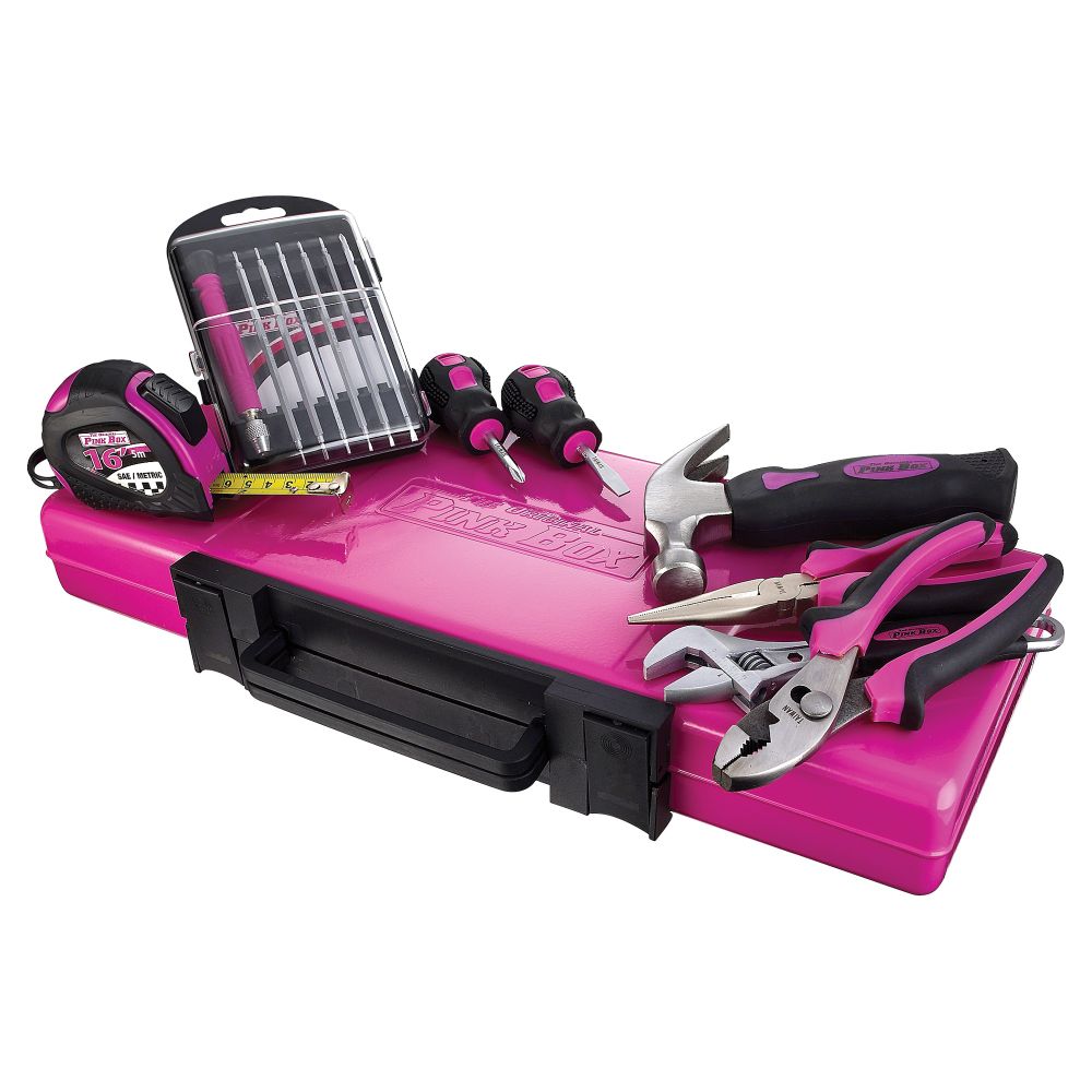The Original Pink Box 20 pc. Homeowners Tool Set
