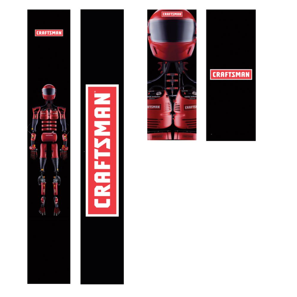 Craftsman Wall and Floor Cabinet Magnetic Panels - Pit Crew Chief at Kmart.com