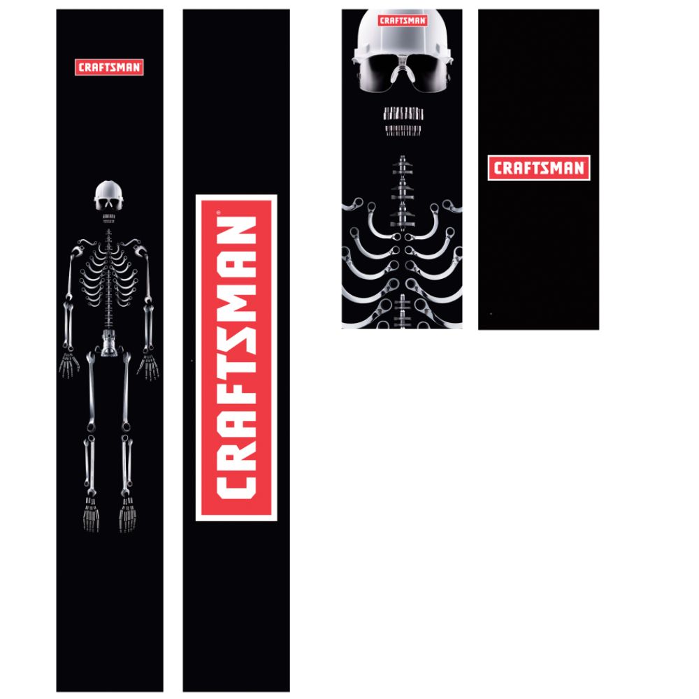 Craftsman Wall and Floor Cabinet Magnetic Panels - Craftsman Skeleton at Kmart.com