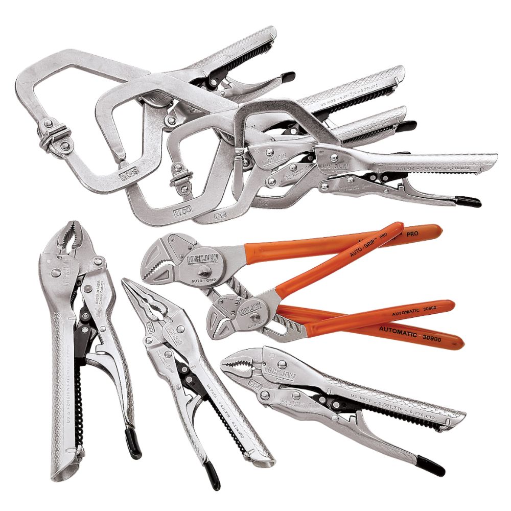 Lockjaw 9 pc. Locking and Pro Groove Pliers Set