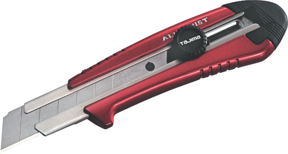Tajima Tool Corp ROCK HARD Aluminist knife, Dial Lock, red at Kmart.com